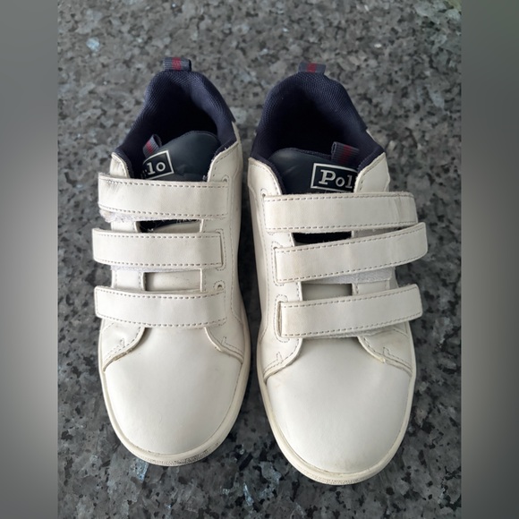 Polo Ralph Lauren Other - Polo by Ralph Lauren Kids Cream Sneakers